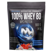 MAXXWIN 100% Whey protein 80 divoká malina 900 g