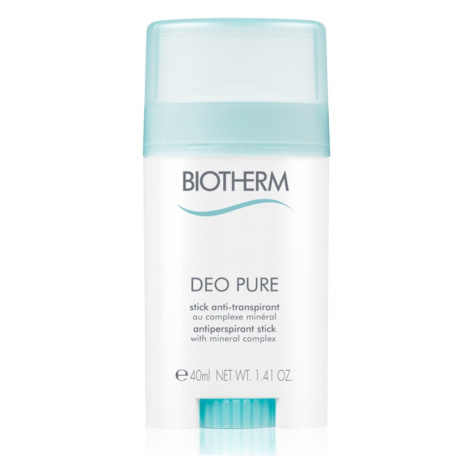 Biotherm Deo Pure tuhý antiperspirant pro citlivou pokožku 40 ml
