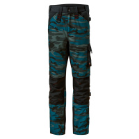 Rimeck Vertex Camo Pánské pracovní kalhoty W09 camouflage petrol
