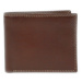 Hnědá kožená elegantní peněženka Gaynor Arwel