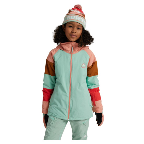 Dětská zimní bunda Burton GIRLS HART JACKET Faded Jade/růžová Dahlia