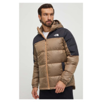 Péřová sportovní bunda The North Face Diablo hnědá barva