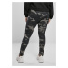 Dámské legíny // Urban classics Ladies High Waist Camo Tech Leggings dark camo