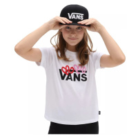 VANS-VALENTINES LOGO BOXY-WHITE Bílá