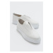 LuviShoes Ante White Leather Men's Shoes