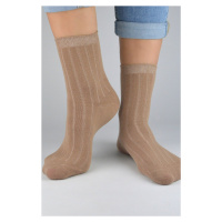 Dámské ponožky Noviti SB051 Béžová