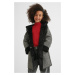 Dětský kabát s příměsí vlny Mayoral černá barva