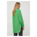 Košile Patrizia Pepe dámská, zelená barva, relaxed, s klasickým límcem