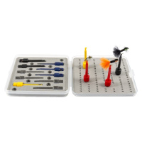 Snowbee Krabička s Držáky Fly Tying Display Set