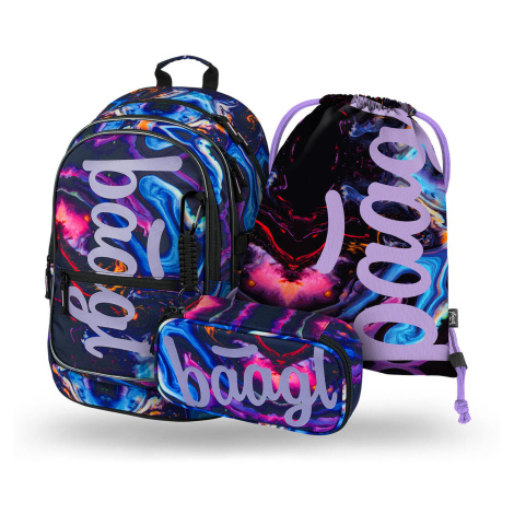 BAAGL Školní set Core Marble