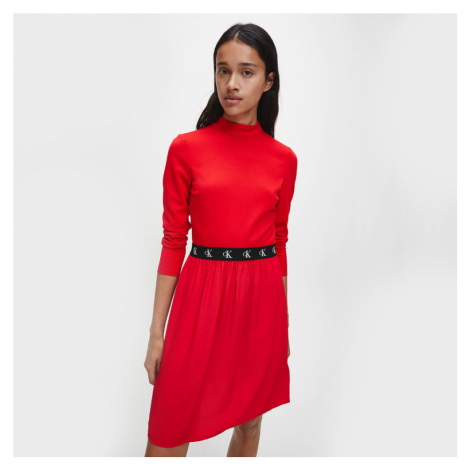 Calvin Klein dámské červené šaty | Modio.cz