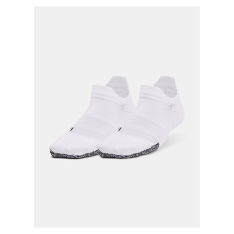 Under Armour Ponožky UA Breathe 2 No Show Tab 2pk-WHT - Dámské