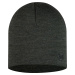 TMAVĚ ŠEDÁ SPORTOVNÍ ČEPICE BUFF MERINO MIDWEIGHT HAT BEANIE