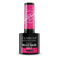 Gel lak CLARESA Rainbow JELLO base pink 5ml