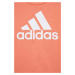 Dětské bavlněné tričko adidas G BL oranžová barva