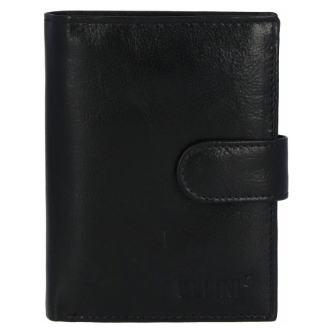 Pánská koženková peněženka Simon Ellini, černá