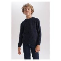 DEFACTO Boy's Crew Neck Knitwear Sweater