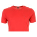 Pánské červené tričko Napapijri s malým vyšitým logem