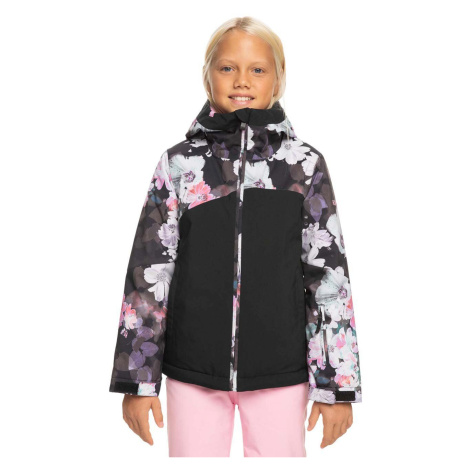 Dětská lyžařská bunda Roxy GREYWOOD GIRL J SNJT černá barva