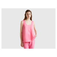 Benetton, Satin Look Sleeveless Blouse