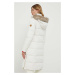 Péřová bunda Lauren Ralph Lauren dámská, béžová barva, zimní
