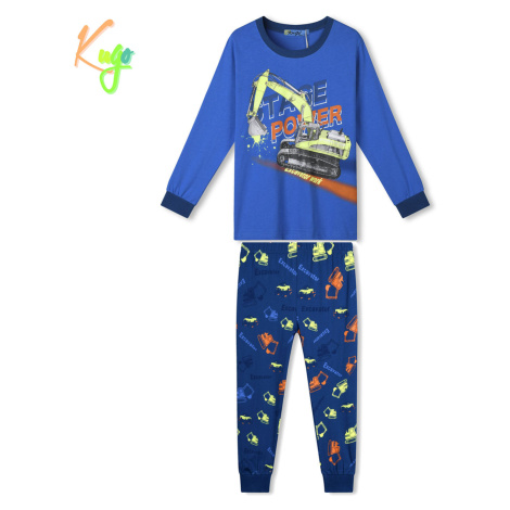 Chlapecké pyžamo - KUGO MP1370, petrol Barva: Petrol