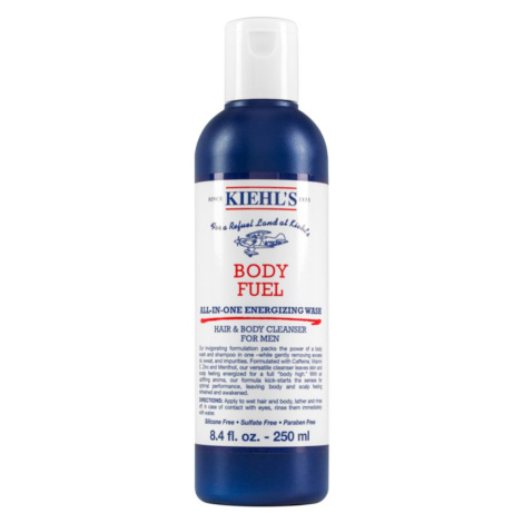 Kiehl's Men Body Fuel Wash šampon a sprchový gel pro všechny typy pleti včetně citlivé pro muže 