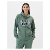 Mikina na zip s logem GAP