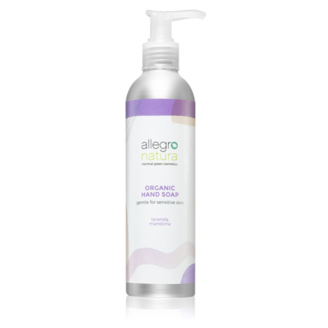 Allegro Natura Organic tekuté mýdlo na ruce Lavanda, Mandorla 250 ml