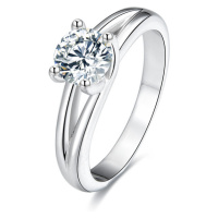 Beneto Stříbrný prsten s krystaly AGG198