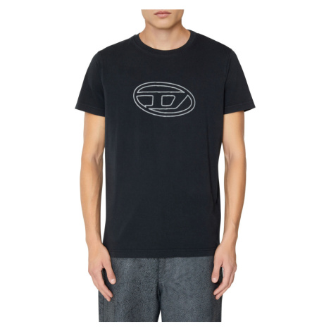 Tričko diesel t-diegor-e9 t-shirt černá