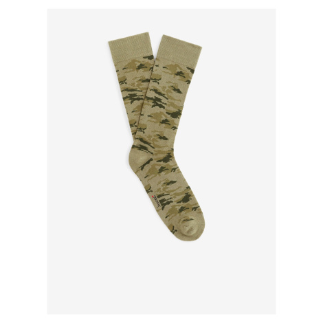 Khaki pánské army ponožky Celio Disocamou