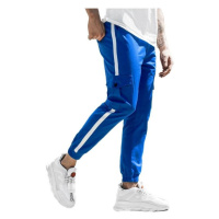 Ozonee Pánské kalhoty joggers Biho modrá Modrá