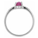 Prsten stříbrný s broušenými vícebarevnými turmalíny Ag 925 013424 MT - 62 mm , 3,4 g
