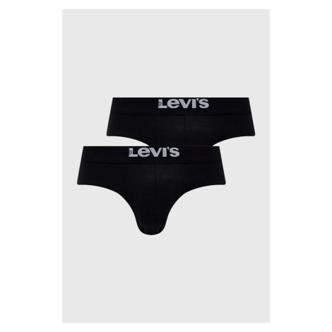 Spodní prádlo Levi's 2-pack pánské, černá barva Levi´s