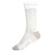 Litex 9A005 Designové ponožky | bílá
