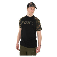 Fox triko raglan t shirt black camo