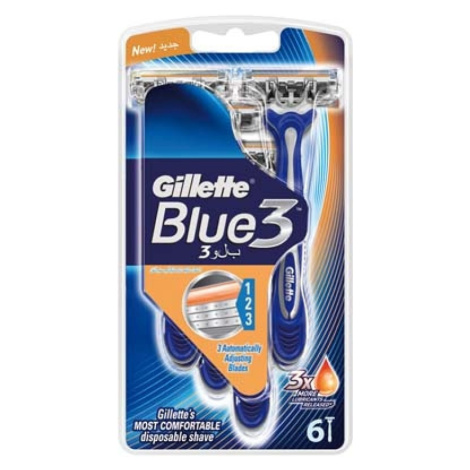 Gillette Blue3 pohotová holítka 6ks