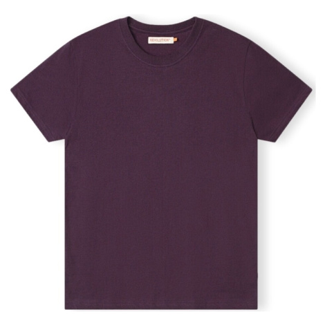 Revolution T-Shirt Regular 1051 - Purple Melange Fialová