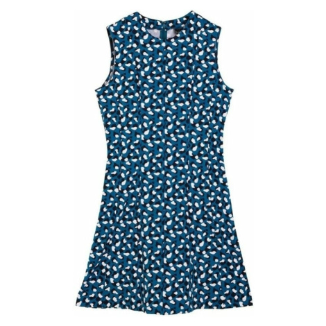 J.Lindeberg Jasmin Print Golf Dress Moroccan Blue Animal J. Lindeberg