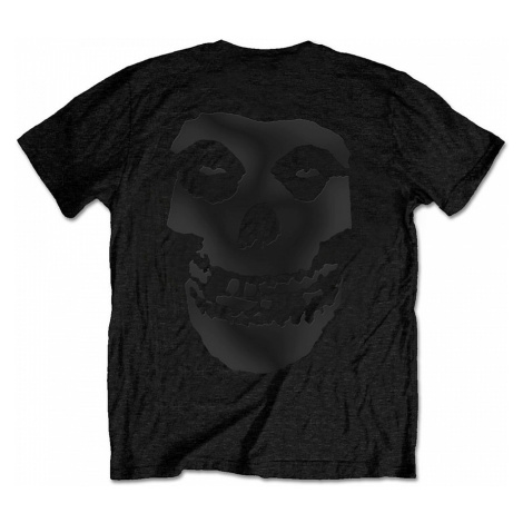 Misfits tričko, Tonal Fiend Skull Black Back Print only, pánské RockOff