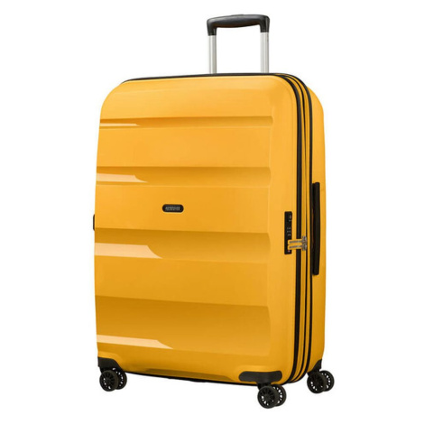 American Tourister Skořepinový cestovní kufr Bon Air DLX L EXP 104/117 l - žlutá