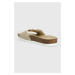 Semišové pantofle Tommy Hilfiger TH MULE SANDAL SUEDE dámské, béžová barva, FW0FW07071