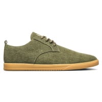 Clae Ellington Textile Olive Washed Canvas