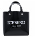 Černá kožená kabelka - ICEBERG