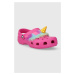 Dětské pantofle Crocs Classic I Am Unicorn růžová barva