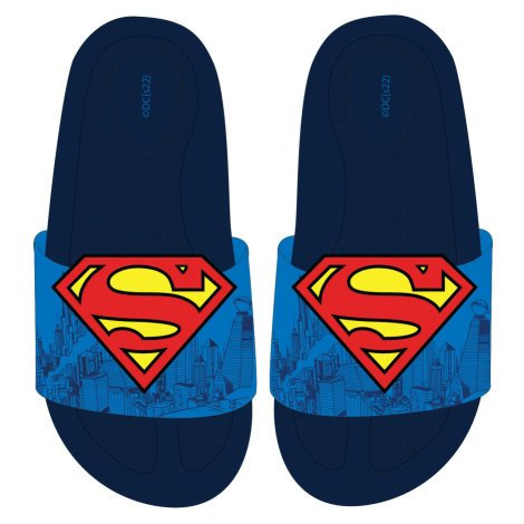superman-licence Chlapecké pantofle - Superman 5251273, modrá Barva: Modrá