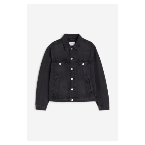 H & M - Džínová bunda Regular Fit - černá H&M
