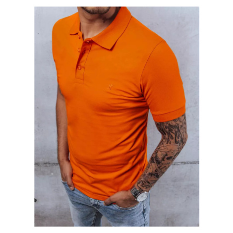 Oranžové polo tričko Dstreet