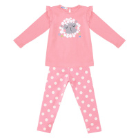 Denokids Kuzucuk Baby Girl Pink Tunic Leggings Set